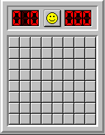 Das Minesweeper-Spiel von Microsoft - alte Version
