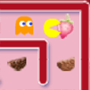 Pacman als Werbung für Kekse
