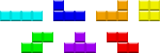 Die Tetris-Spielsteine